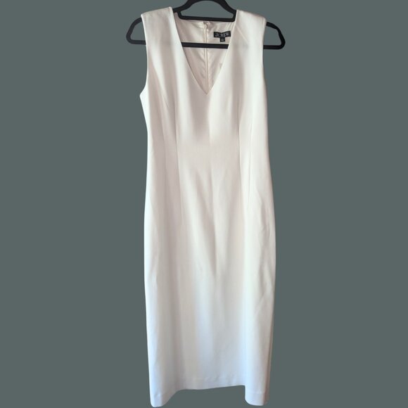 J. Crew Interview Dress in Ultra White 4-Season Stretch - New Condition - Picture 1 of 3
